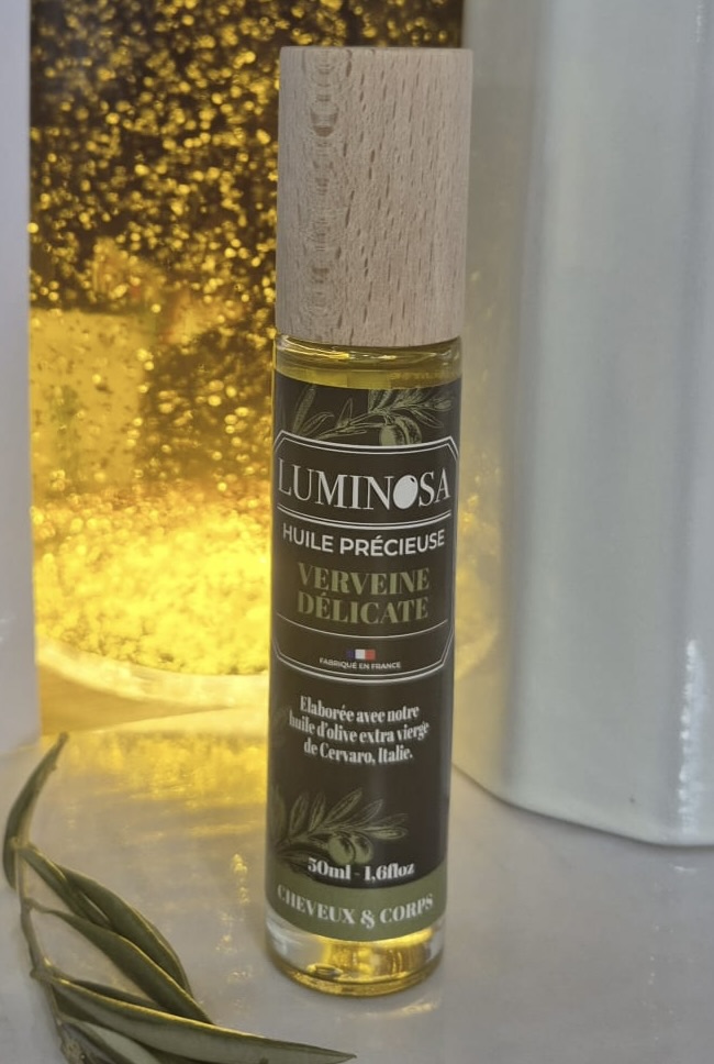 Huile précieuse – Verveine délicate – cheveux et corps