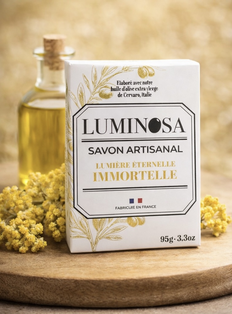 Savon artisanal - Lumière éternelle - Immortelle