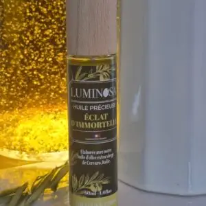 Huile précieuse - Éclat d'Immortelle - cheveux et corps